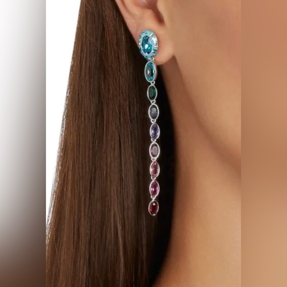 ISO Swarovski sea of sparkle drop earrings